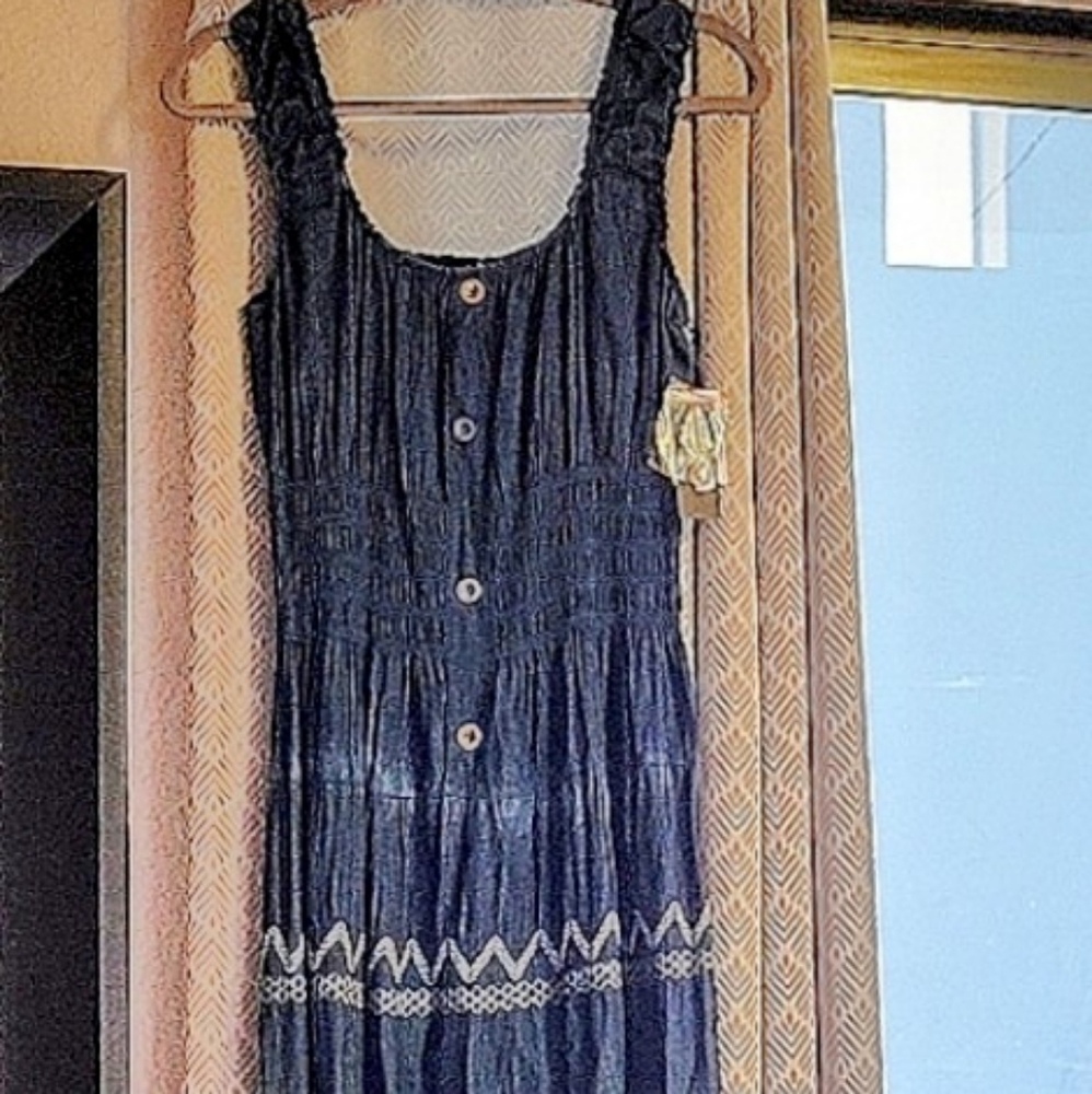 Boho off the shoulder Midi Dress